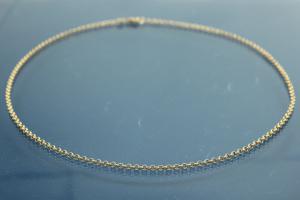 Belcher chain necklace solid (not hollow) Ø 2,0mm, with trigger clasp, 333/- Gold, available in different Lengths