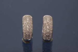 Klappcreolen 925/- Silber rhodiniert ca.AØ10,3mm, IØ6,9mm, MS1,7mm, Breite 3,8mm