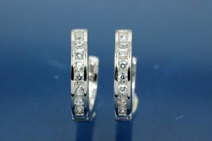 Klappcreolen 925/- Silber rhodiniert ca.AØ13,6mm, IØ10,2mm, MS1,7mm, Breite 2,5mm