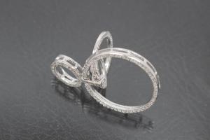 aLEm Anhänger Fire Circle mit Zirkonia 925/- Silber rhodiniert,