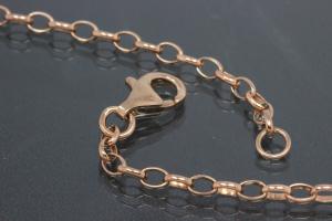 aLEm Necklace Infinity 925/- Silver rosé gold plated