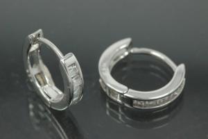 aLEm Klappcreolen 925/- Silber rhodiniert ca.AØ12,2mm, IØ9,0mm, MS1,6mm, Breite 2,7mm